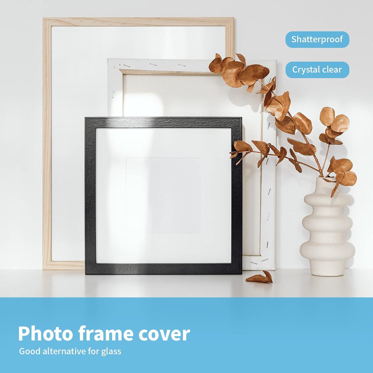imageArt3d 2 Pack 18quot Thick Plexiglass Sheets  36quot x 24quot PET Clear Acrylic Sheets for Art Design Craft Projects Signs DIY in Home Wedding Festival Party Office and More8 x 10  1mm Thick
