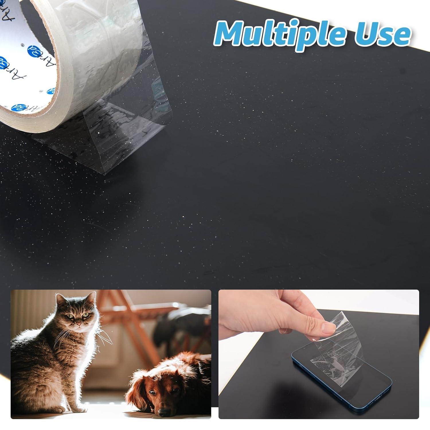 imageArt3d 6 Rolls Carton Sealing Tape Heavy Duty Clear Packing Tape 188quot x 55 yds 2 mil Thick3 Core