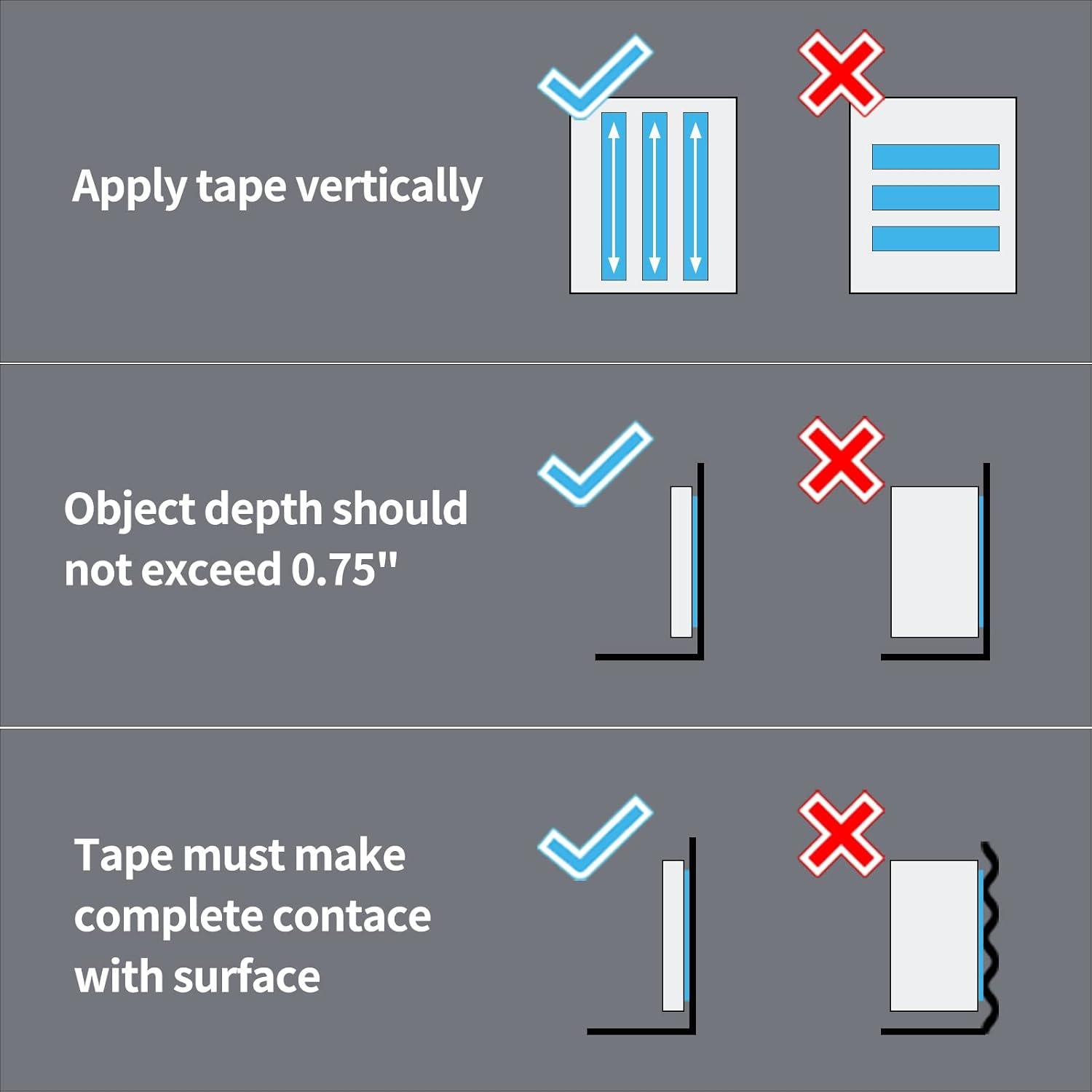 imageArt3d DoubleSided Mounting Tape 10FT Multipurpose Removable Adhesive Foam Tape Transparent Household112 x 1 x 10