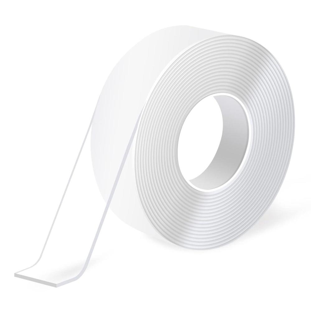 imageArt3d DoubleSided Mounting Tape 10FT Multipurpose Removable Adhesive Foam Tape Transparent Household124 x 2 x 10