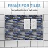 imageArt3d 10 Ft Peel and Stick Flexible Vinyl Molding Trim for Wall Tile Edges Kitchen backsplash Mirrior Frame in WhiteSilver