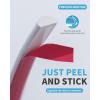 imageArt3d 10 Ft Peel and Stick Flexible Vinyl Molding Trim for Wall Tile Edges Kitchen backsplash Mirrior Frame in WhiteWhite
