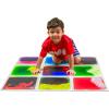 imageArt3d 6Tile Sensory Room Tile MultiColor Exercise Mat Liquid Encased Floor Playmat Kids Play Floor Tile 197quot Large Tile 16 SqFtMulti Color 10 Styles