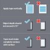 imageArt3d DoubleSided Mounting Tape 10FT Multipurpose Removable Adhesive Foam Tape Transparent Household112 x 12 x 10