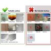 imageArt3d DoubleSided Mounting Tape 10FT Multipurpose Removable Adhesive Foam Tape Transparent Household124 x 1 x 10