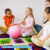 imageArt3d Liquid Fusion Activity Play Centers for Children Toddler Teens 12quot X 12quot Pack of 9 TilesGreen purpule bluered yellow