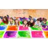 imageArt3d Liquid Sensory Floor Tiles 30 x 30 cm Playroom Dance Floor Square Colourful 4 TilesMulticolor