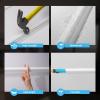 imageArt3d PreCut Wall Molding Set of 6 pcs ReadytoAssemble Wainscoting Panels for Interior Wall Dcor Living Room Bedroom Accent Wall  Installed with Glue 3 Top 3 BottomWhite Style 1