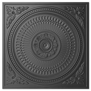 imageArt3d 12Pack Drop Ceiling Tiles 2x2 FT Decorative Easy Install PVC Ceiling Panels for Interior Kitchen Bathroom Basement 24x24 Inch WhiteBlack