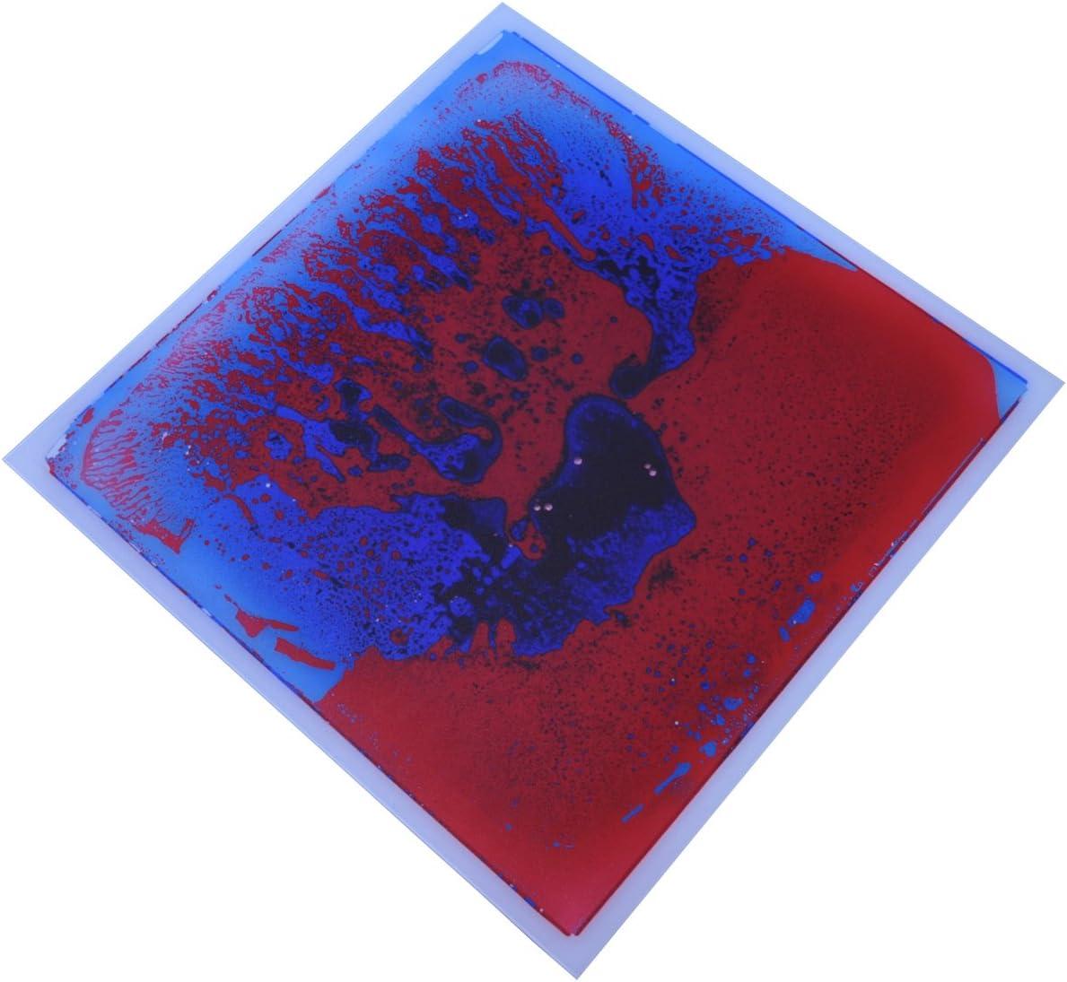 imageArt3d 1Pack Liquid Dance Floor Colorful Home Decor Tile 118quot x 118quot BlueRedRedBlue