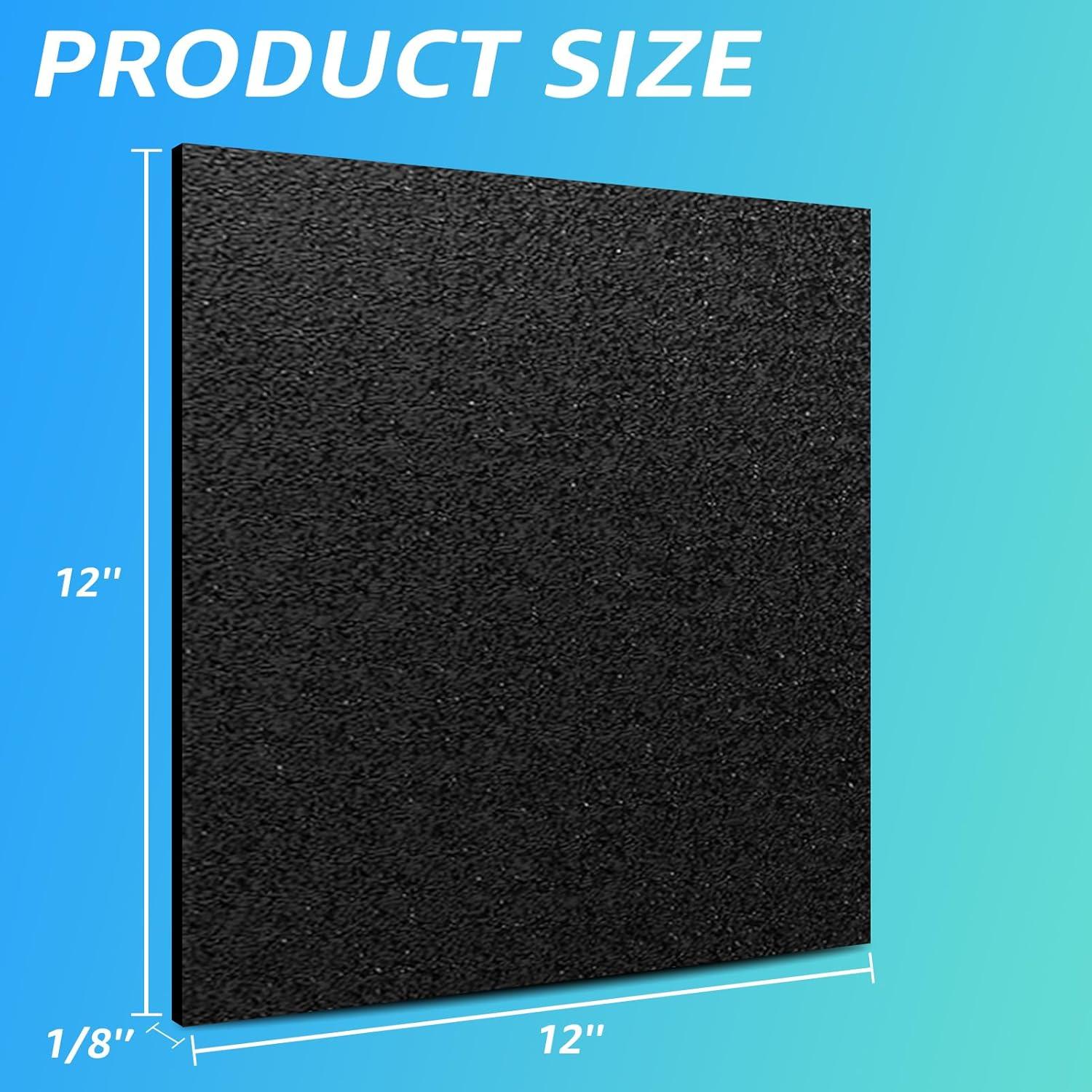 imageArt3d ABS Plastic Sheets 116 Inch Thick 8quotx12quot 2 Pack  Thermoform TwoSided Rigid ABS Sheet Textured Plastic Front ampamp Smooth Back12 x 12  3mm Thick