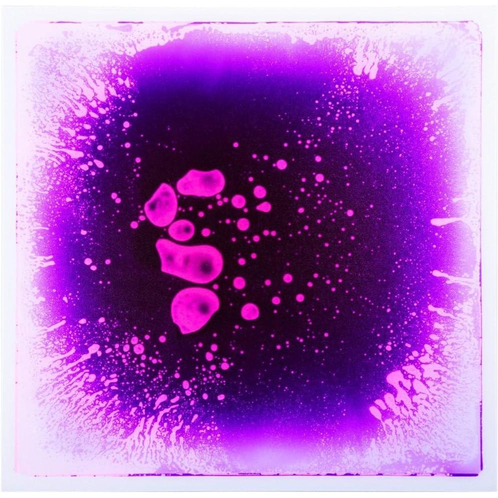 imageArt3d 1Pack Liquid Dance Floor Colorful Home Decor Tile 118quot x 118quot BlueRedPurple