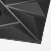 imageArt3d 12 Pack 3D Wave Design Wall panels 197quotx197quot PVC Panel for Interior Wall Decor Living Room Office TV Background WhiteBlack