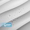 imageArt3d 12 Pack 3D Wave Design Wall panels 197quotx197quot PVC Panel for Interior Wall Decor Living Room Office TV Background WhiteSquare White
