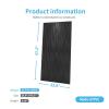 imageArt3d 12 Pack 3D Wave Design Wall panels 197quotx197quot PVC Panel for Interior Wall Decor Living Room Office TV Background WhiteWavy Black
