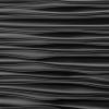 imageArt3d 12 Pack 3D Wave Design Wall panels 197quotx197quot PVC Panel for Interior Wall Decor Living Room Office TV Background WhiteWavy Black