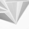 imageArt3d 12 Pack 3D Wave Design Wall panels 197quotx197quot PVC Panel for Interior Wall Decor Living Room Office TV Background WhiteWhite