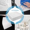 imageArt3d 12Pack Smooth Drop Ceiling Tile 2ft x 2ft  FireRated Waterproof Reusable  Premium PVC No Sag and Breakage  Cover 48 Sq Ft BlackSquare Stucco White