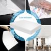 imageArt3d 12Pack Smooth Drop Ceiling Tile 2ft x 2ft  FireRated Waterproof Reusable  Premium PVC No Sag and Breakage  Cover 48 Sq Ft BlackWhite