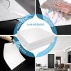 imageArt3d 12Pack Smooth Drop Ceiling Tile 2ft x 2ft  FireRated Waterproof Reusable  Premium PVC No Sag and Breakage  Cover 48 Sq Ft BlackWhite1