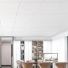 imageArt3d 12Pack Smooth Drop Ceiling Tile 2ft x 2ft  FireRated Waterproof Reusable  Premium PVC No Sag and Breakage  Cover 48 Sq Ft BlackWhite1