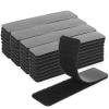 imageArt3d 16 Sets Hook and Loop Tape Sticky Back1 inx 4 in DoubleSided Adhesive StripHeavy DutyBlack