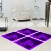 imageArt3d 1Pack Liquid Dance Floor Colorful Home Decor Tile 118quot x 118quot BlueRedPurple
