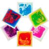 imageArt3d 1Pack Liquid Dance Floor Colorful Home Decor Tile 118quot x 118quot BlueRedRedBlue