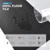 imageArt3d 36Pack 54 Sqft Peel and Stick Floor Tiles Vinyl Plank Flooring Wood Look Adhesive and Waterproof Tile Sticker for Bedroom Living Room Kitchen RV in EbonyBlack
