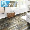 imageArt3d 36Pack 54 Sqft Peel and Stick Floor Tiles Vinyl Plank Flooring Wood Look Adhesive and Waterproof Tile Sticker for Bedroom Living Room Kitchen RV in EbonyAspen Yellow