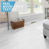 imageArt3d 36Pack 54 Sqft Peel and Stick Floor Tiles Vinyl Plank Flooring Wood Look Adhesive and Waterproof Tile Sticker for Bedroom Living Room Kitchen RV in EbonyWhite