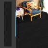 imageArt3d 36Pack 54 Sqft Peel and Stick Floor Tiles Vinyl Plank Flooring Wood Look Adhesive and Waterproof Tile Sticker for Bedroom Living Room Kitchen RV in EbonyBlack