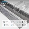 imageArt3d 36Pack 54 Sqft Peel and Stick Floor Tiles Vinyl Plank Flooring Wood Look Adhesive and Waterproof Tile Sticker for Bedroom Living Room Kitchen RV in EbonyGrey