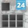 imageArt3d 48 SqFt Eva Puzzle Exercise Mats 24quotx24quot x 12quot Thick Foam Interlocking Tiles for Flooring Workout Gym Equipments Pack of 12Black  6 Tiles  24 Sq Ft  12 Inch