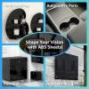 imageArt3d ABS Plastic Sheets 116 Inch Thick 8quotx12quot 2 Pack  Thermoform TwoSided Rigid ABS Sheet Textured Plastic Front ampamp Smooth Back24 x 48  3mm Thick