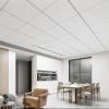 imageArt3d Acoustic Drop Ceiling Tiles 2x2ft 12Pack Soundproof Panels 24x24 for Wall Coverings WhiteSquare Stucco White