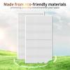 imageArt3d Acoustic Drop Ceiling Tiles 2x2ft 12Pack Soundproof Panels 24x24 for Wall Coverings WhiteWhite  acoustic 2