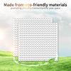 imageArt3d Acoustic Drop Ceiling Tiles 2x2ft 12Pack Soundproof Panels 24x24 for Wall Coverings WhiteWhite  acoustic