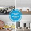 imageArt3d Acoustic Drop Ceiling Tiles 2x2ft 12Pack Soundproof Panels 24x24 for Wall Coverings WhiteWhite  acoustic