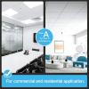imageArt3d Acoustic Drop Ceiling Tiles 2x2ft 12Pack Soundproof Panels 24x24 for Wall Coverings WhiteWhite1