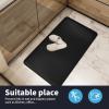 imageArt3d Anti Fatigue Mat  12 Inch Cushioned Kitchen Mat Comfort ampamp Non Slip Cushion for Standing Desk Office or Garage Floor 173quotx28quot BlackBlack