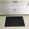 imageArt3d Anti Fatigue Mat  12 Inch Cushioned Kitchen Mat Comfort ampamp Non Slip Cushion for Standing Desk Office or Garage Floor 173quotx28quot BlackBlack