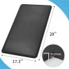 imageArt3d Anti Fatigue Mat  12 Inch Cushioned Kitchen Mat Comfort ampamp Non Slip Cushion for Standing Desk Office or Garage Floor 173quotx28quot BlackBlack