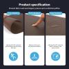 imageArt3d Anti Fatigue Mat  12 Inch Cushioned Kitchen Mat Comfort ampamp Non Slip Cushion for Standing Desk Office or Garage Floor 173quotx28quot BlackBrown