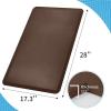 imageArt3d Anti Fatigue Mat  12 Inch Cushioned Kitchen Mat Comfort ampamp Non Slip Cushion for Standing Desk Office or Garage Floor 173quotx28quot BlackBrown