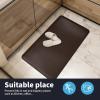 imageArt3d Anti Fatigue Mat  12 Inch Cushioned Kitchen Mat Comfort ampamp Non Slip Cushion for Standing Desk Office or Garage Floor 173quotx28quot BlackChocolate