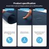 imageArt3d Anti Fatigue Mat  12 Inch Cushioned Kitchen Mat Comfort ampamp Non Slip Cushion for Standing Desk Office or Garage Floor 173quotx28quot BlackMajolica Blue