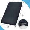 imageArt3d Anti Fatigue Mat  12 Inch Cushioned Kitchen Mat Comfort ampamp Non Slip Cushion for Standing Desk Office or Garage Floor 173quotx28quot BlackMajolica Blue