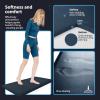 imageArt3d Anti Fatigue Mat  12 Inch Cushioned Kitchen Mat Comfort ampamp Non Slip Cushion for Standing Desk Office or Garage Floor 173quotx28quot BlackMajolica Blue