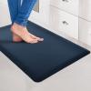 imageArt3d Anti Fatigue Mat  12 Inch Cushioned Kitchen Mat Comfort ampamp Non Slip Cushion for Standing Desk Office or Garage Floor 173quotx28quot BlackMajolica Blue